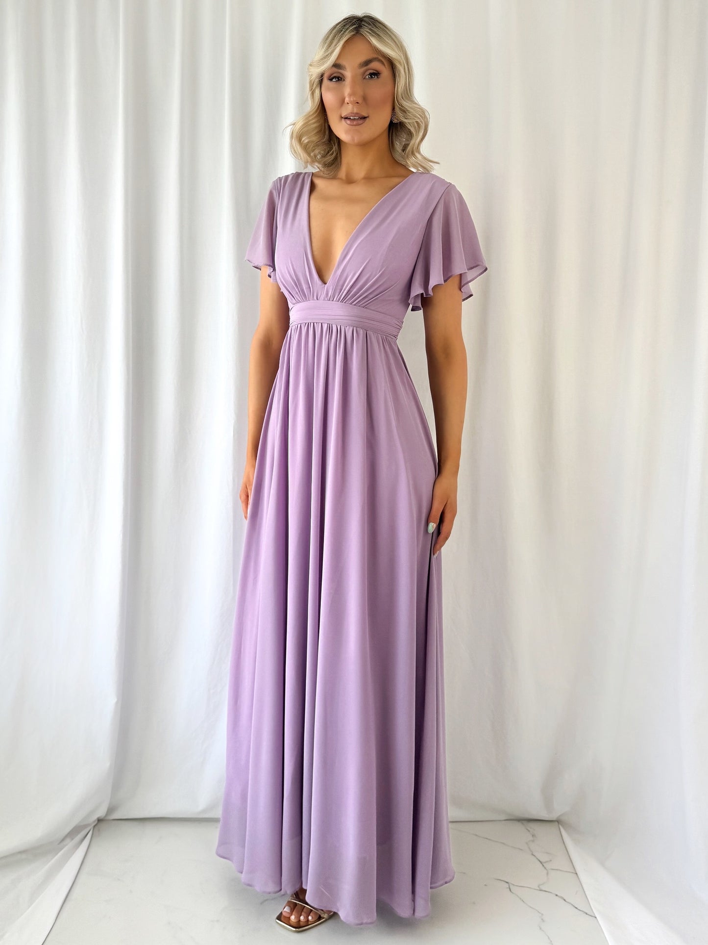 Tacha Maxi Dress - Lilac