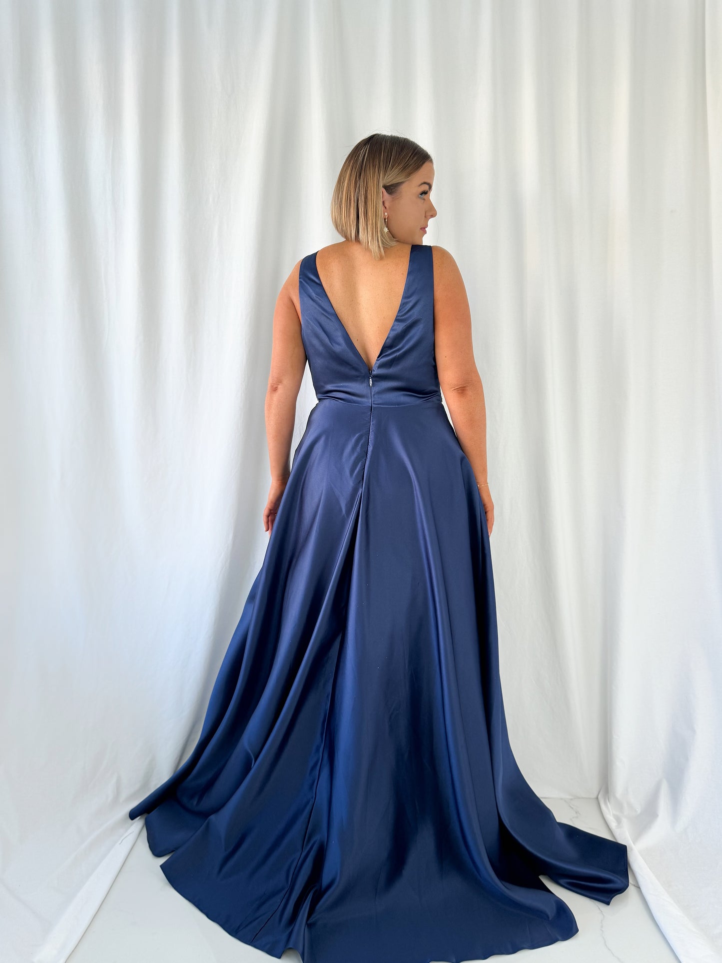 Brigitta Maxi Dress -Navy