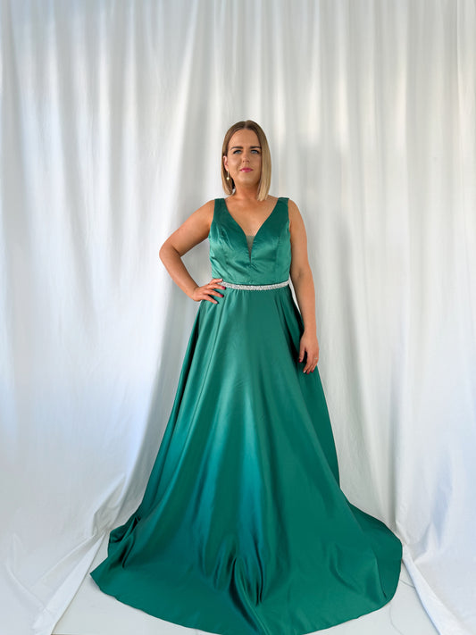 Brigitta Maxi Dress - Green