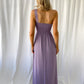 Tracy One Shoulder Draped Top Maxi Dress - Lavender