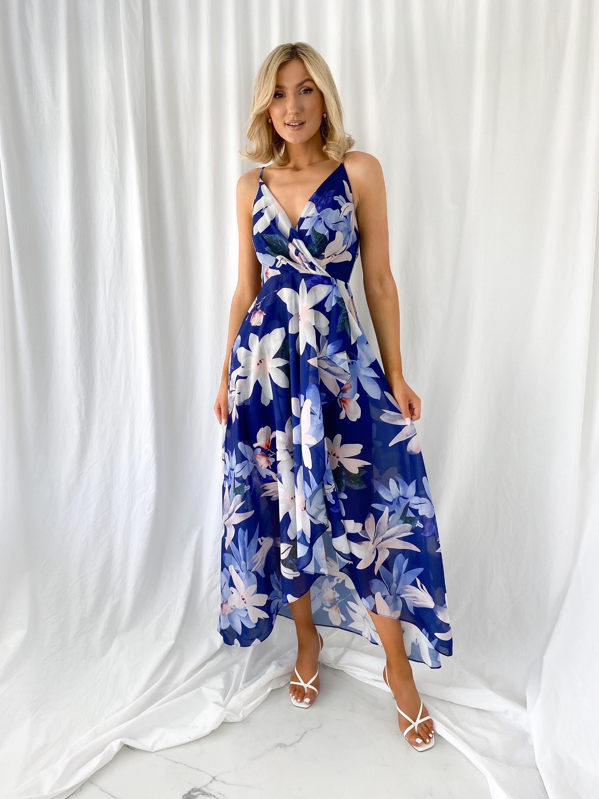 navy blue dress with daisies Buy Pour Moi Navy Blue Daisy Strappy Jersey Beach Dress from Next USA