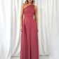 Tracy One Shoulder Draped Top Maxi Dress - Rose Indie