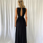 Edina Cut Out Maxi Dress - Black
