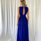 Edina Cut Out Maxi Dress - Royal Blue