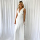 Edina Cut Out Maxi Dress - White