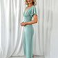 Alina Jumpsuit with Short Sleeves - Sage Green