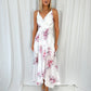 Nicole Strappy Maxi Dress - White