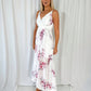 Nicole Strappy Maxi Dress - White