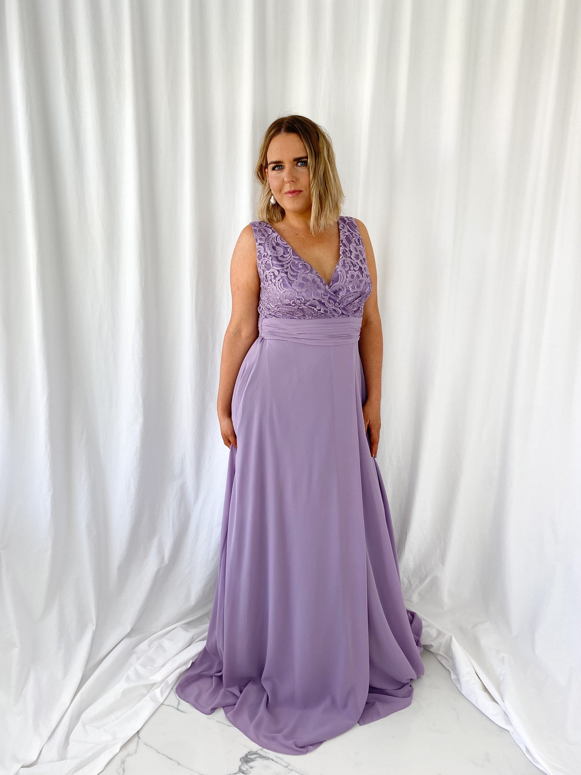 alnair lavender glitter maxi dress My Night Gown in Lavender Iridescent Sequins 3 Sisters