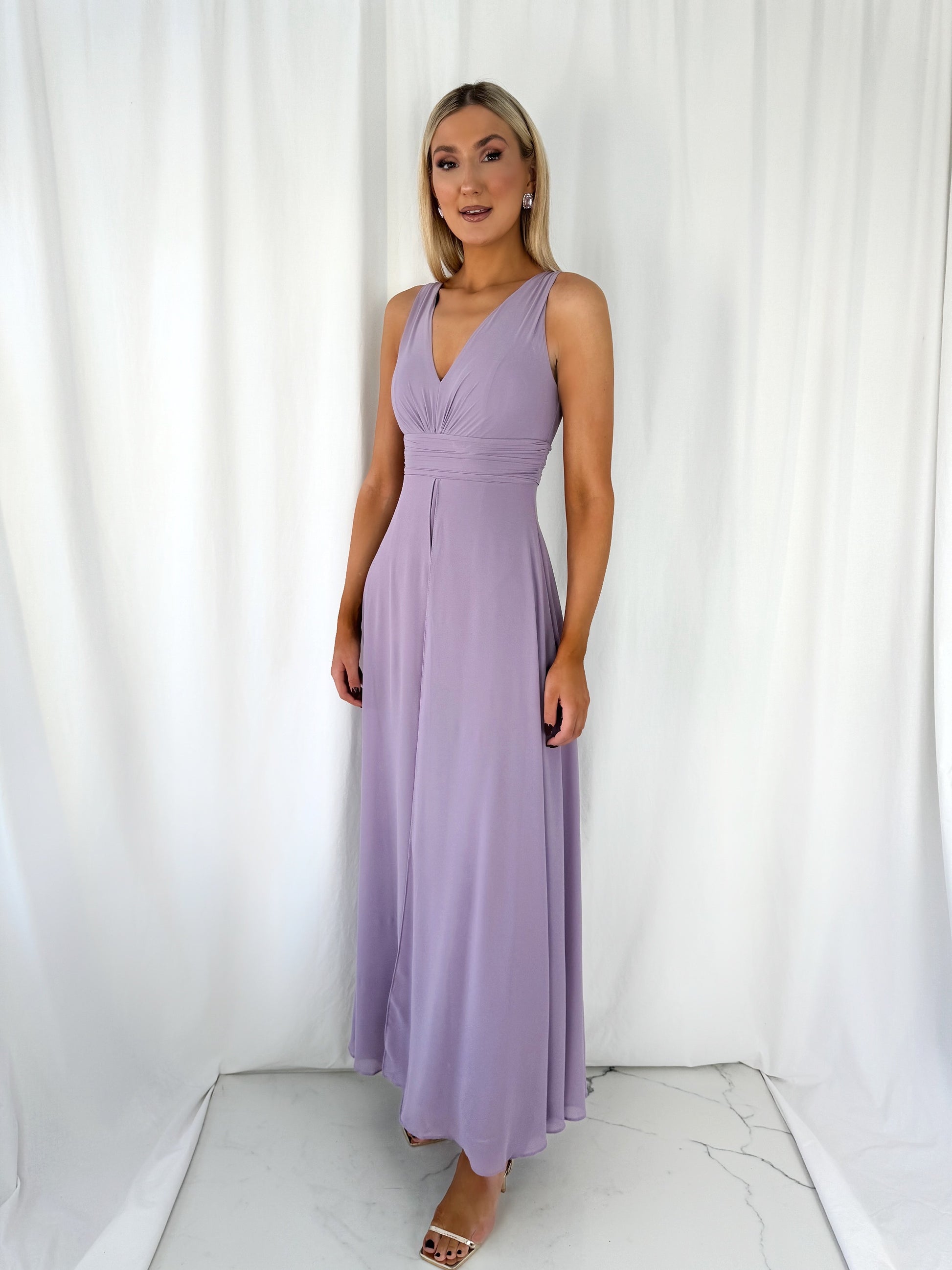 Jumpsuit with a cape Lilac - Main Image