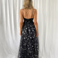 Alexia Tulle Star Sequin Dress - Black