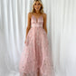 Alexia Tulle Star Sequin Dress - Rose