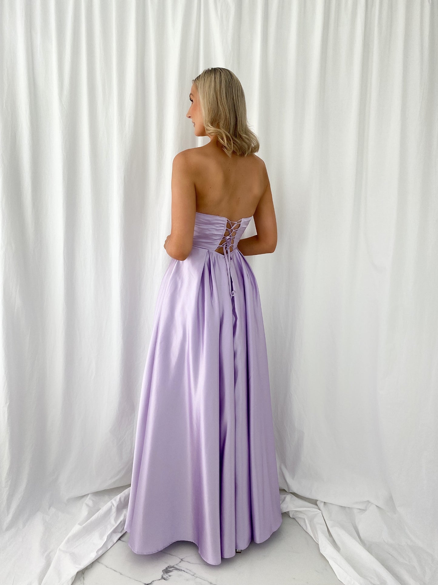 Teresa Off The Shoulder Maxi Dress - Lilac