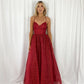 Juline Maxi Orinces Dress - Red