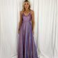 Leoni Maxi Glitter Dress - Purple