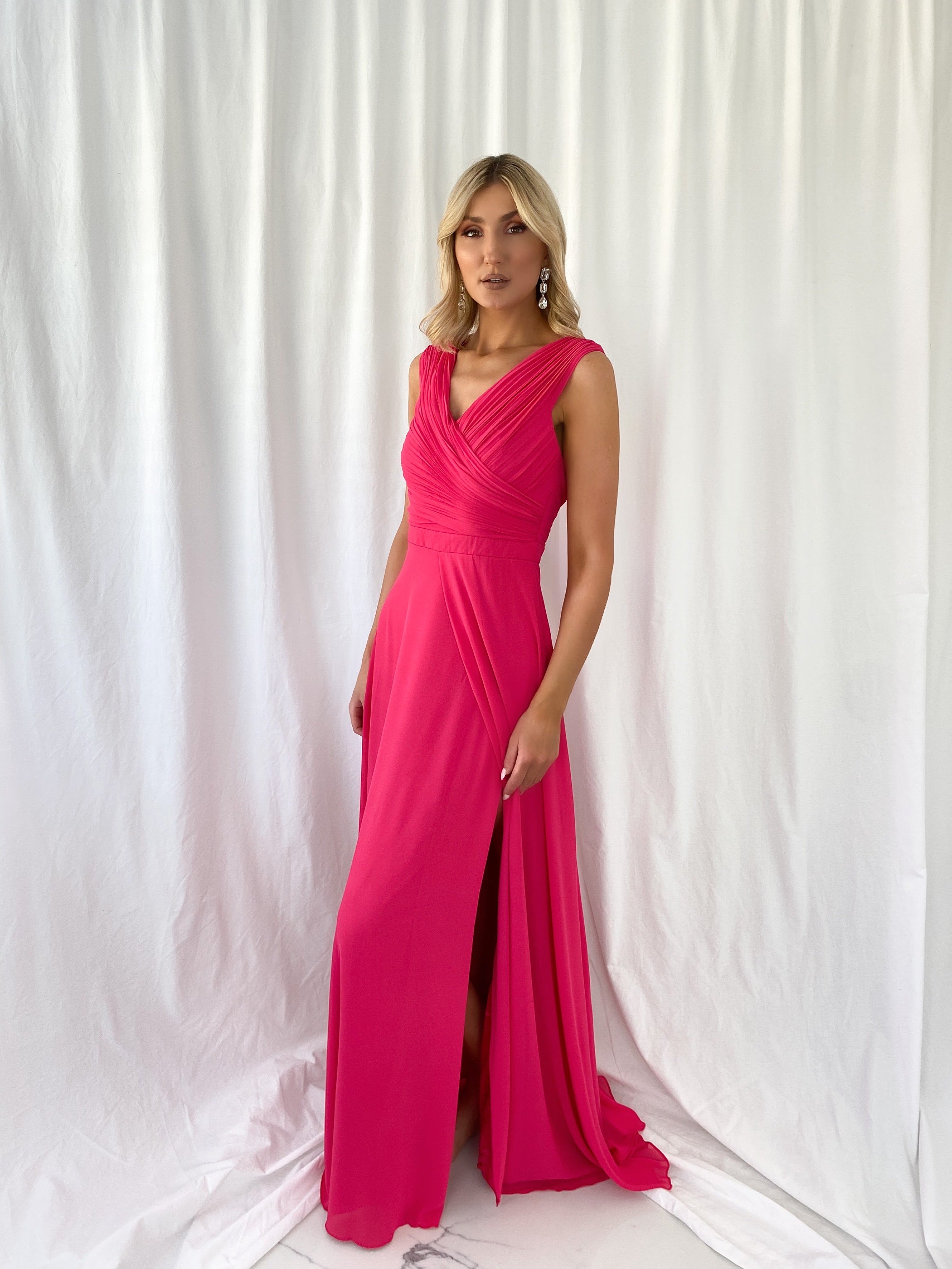 Opale Maxi Dress Fuchsia