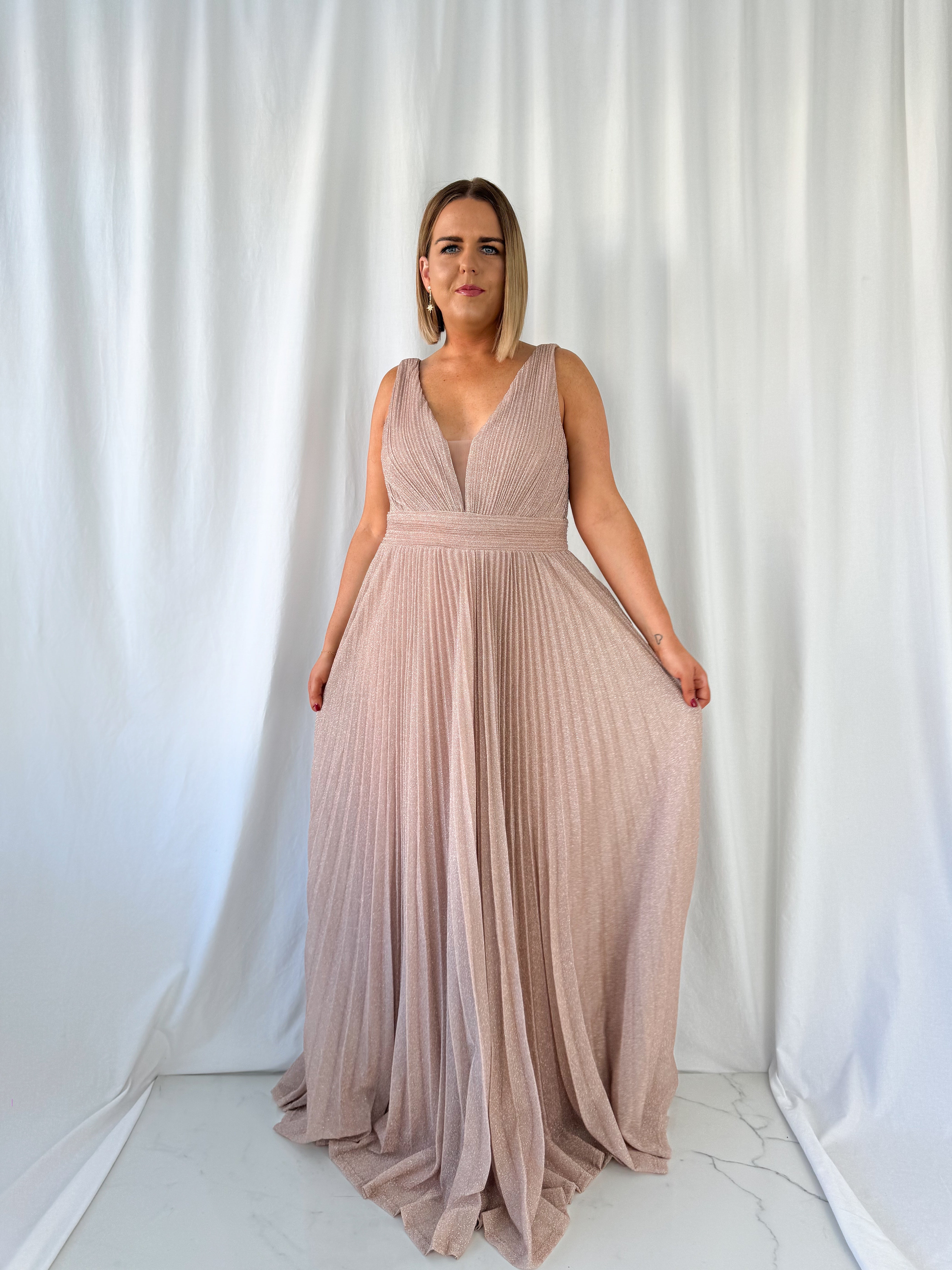 Old rose hotsell plus size dress