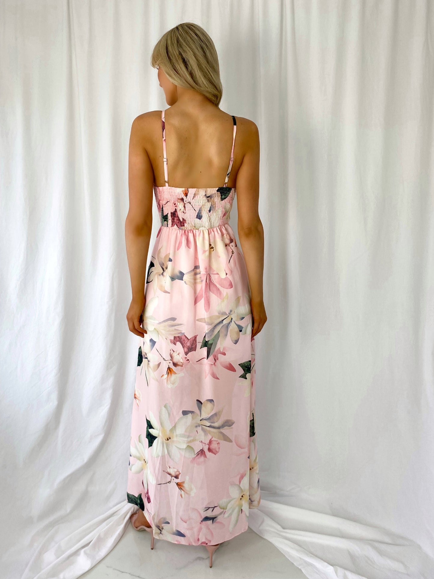 Sorcha Floral Maxi Dress - Pink