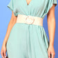 Lucy Buckle Belt - Cream