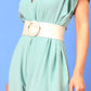 Lucy Buckle Belt - Cream
